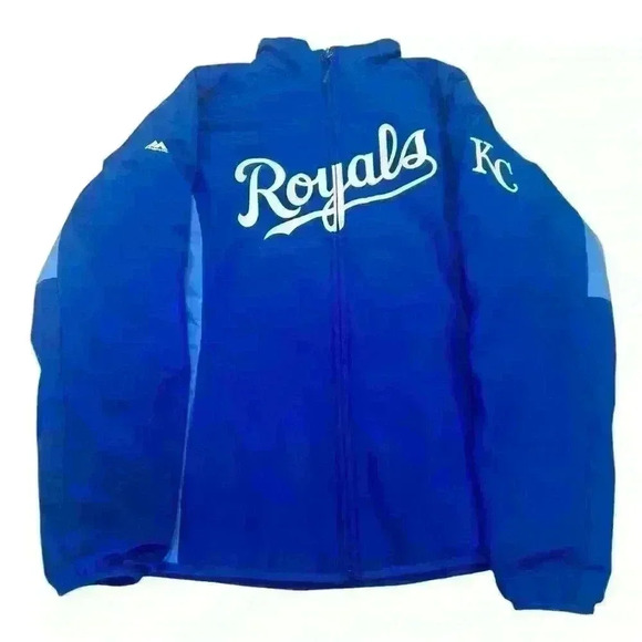MLB Kansas City Royals Fleece Lined Jacket Size S - Picture 2 of 5